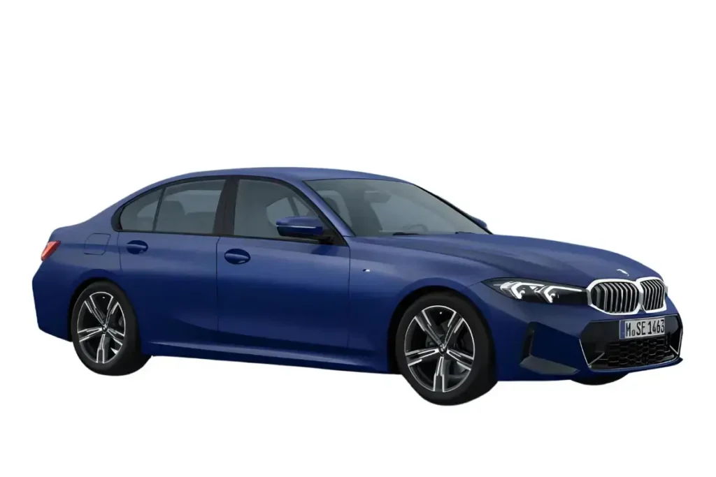 BMW 3 Serie PHEV M Sportpakket BMW Individual Frozen Portimao Blau metallic Kleur