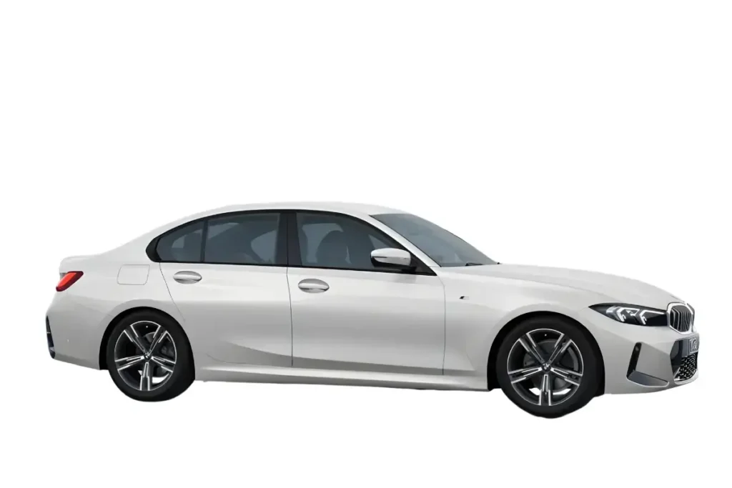 BMW 3 Serie PHEV M Sportpakket Mineralweiss metallic Kleur