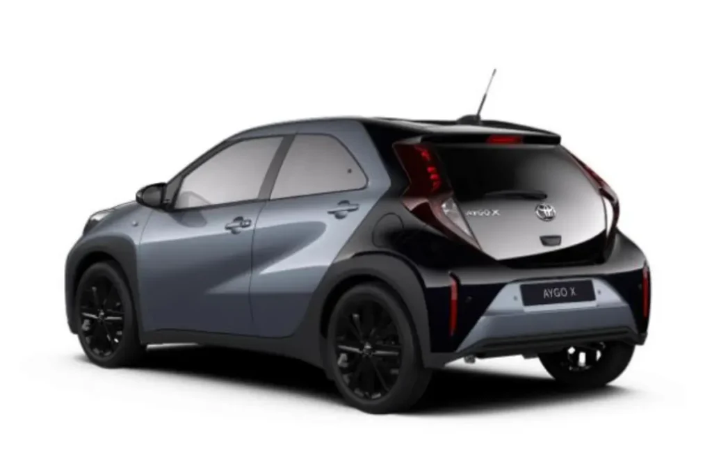 Toyota Aygo X Celestite Grey metalic-zwart dak