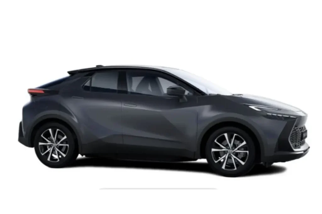 Toyota C-HR Hybride Ash Grey metallic-Solid Black Kleur