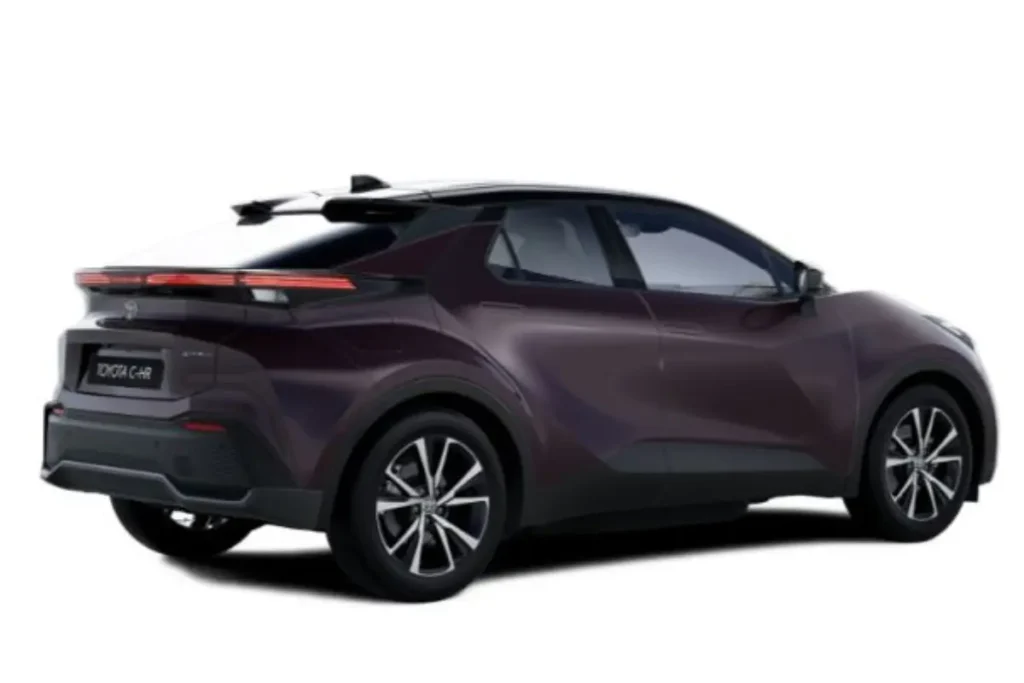 Toyota C-HR Hybride Deep Amethyst metallic-Solid Black Kleur