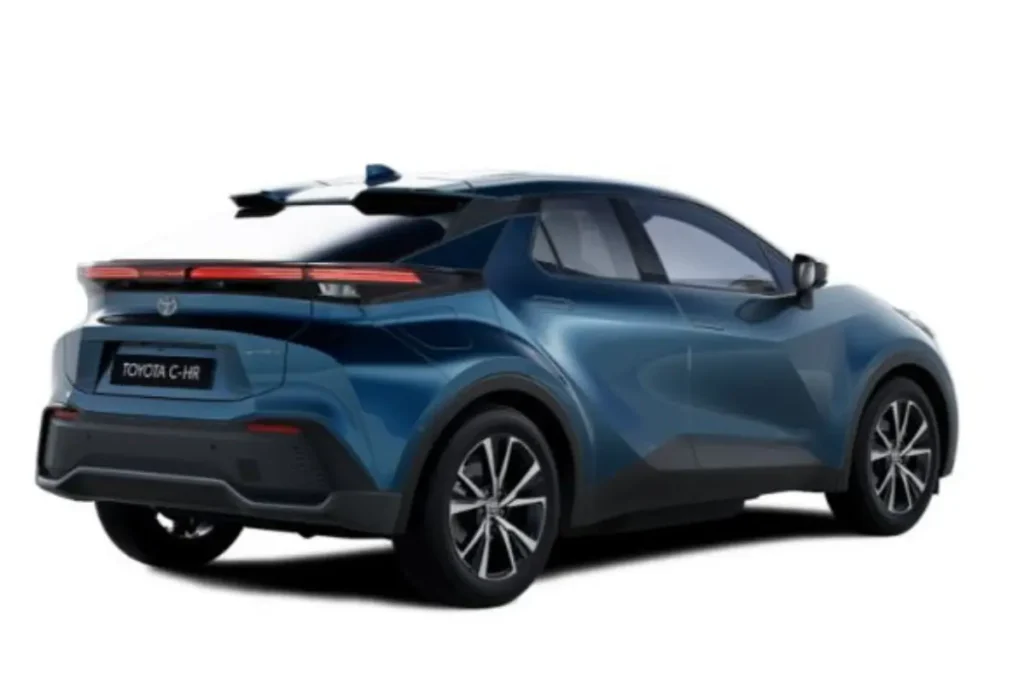 Toyota C-HR Hybride Midnight Teal metallic-Solid Black Kleur