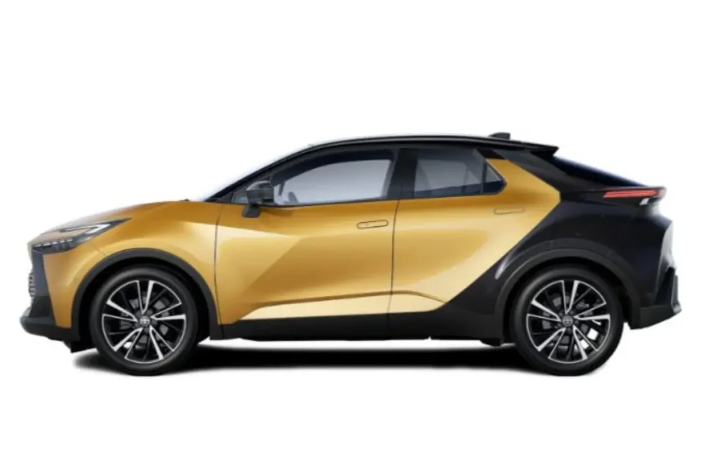 Toyota C-HR Hybride Sulphur metallic-Solid Black Kleur