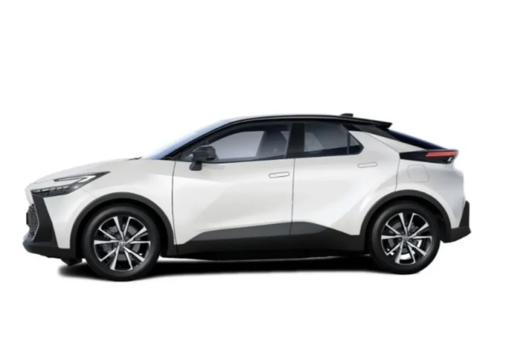 Toyota C-HR Platinum White pearl-Solid Black Kleur