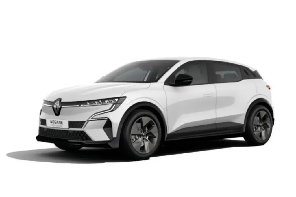 Renault Megane E-Tech blanc glacier Kleur