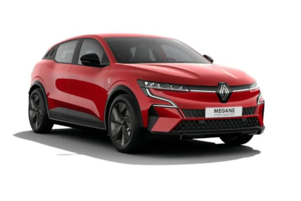 Renault Megane E-Tech rouge flamme Kleur