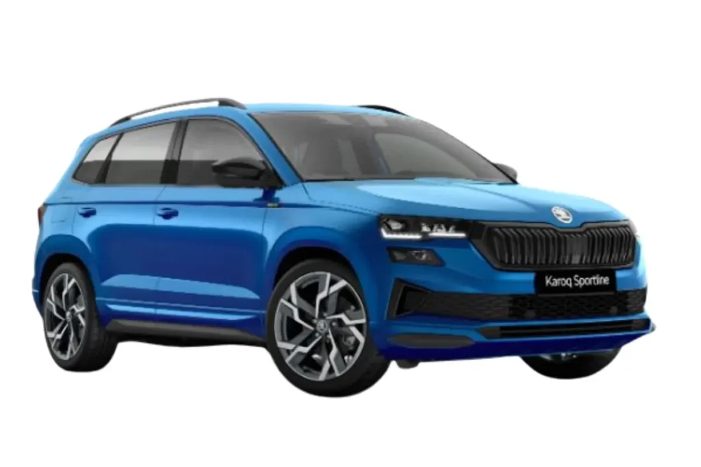 Skoda Karoq Race Blue Kleur