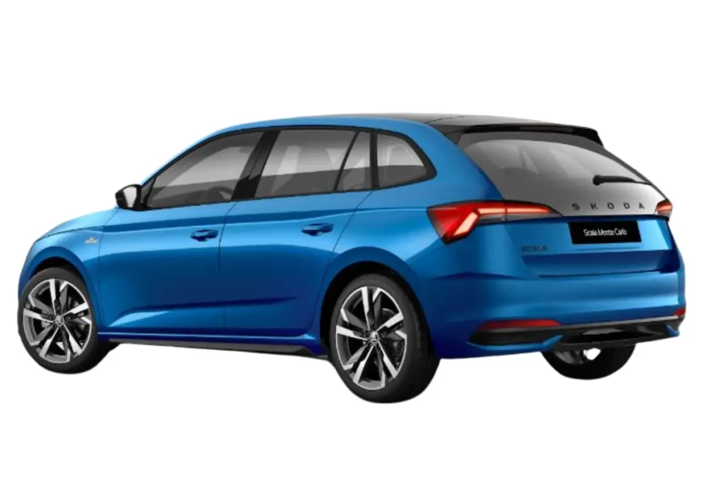 Skoda Scala Race Blue Kleur