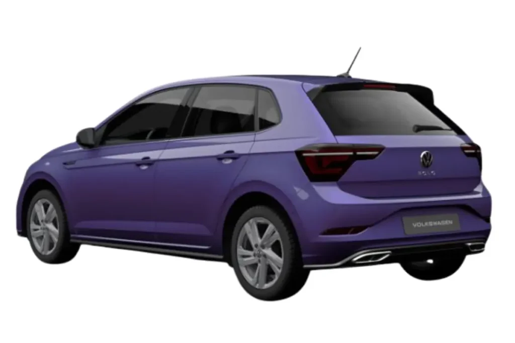 VW Polo Vibrant Violet Kleur