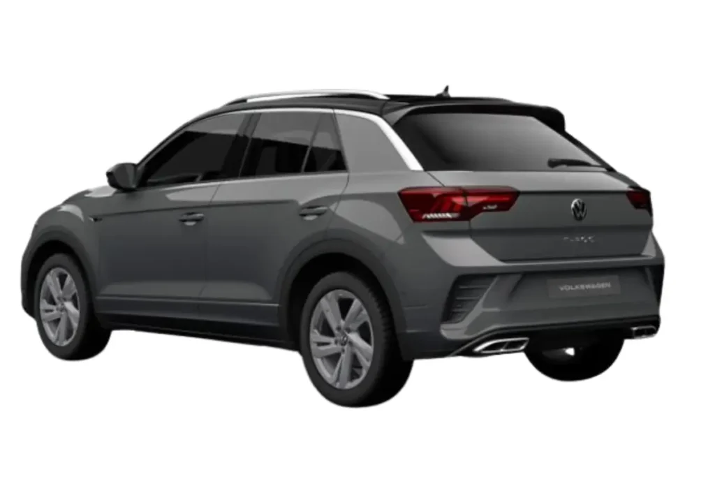 Volkswagen T-Roc Indium Grey met zwart dak Kleur