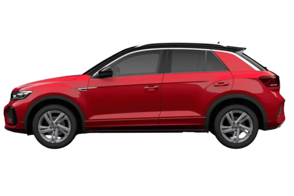 Volkswagen T-Roc Kings Red met zwart dak Kleur