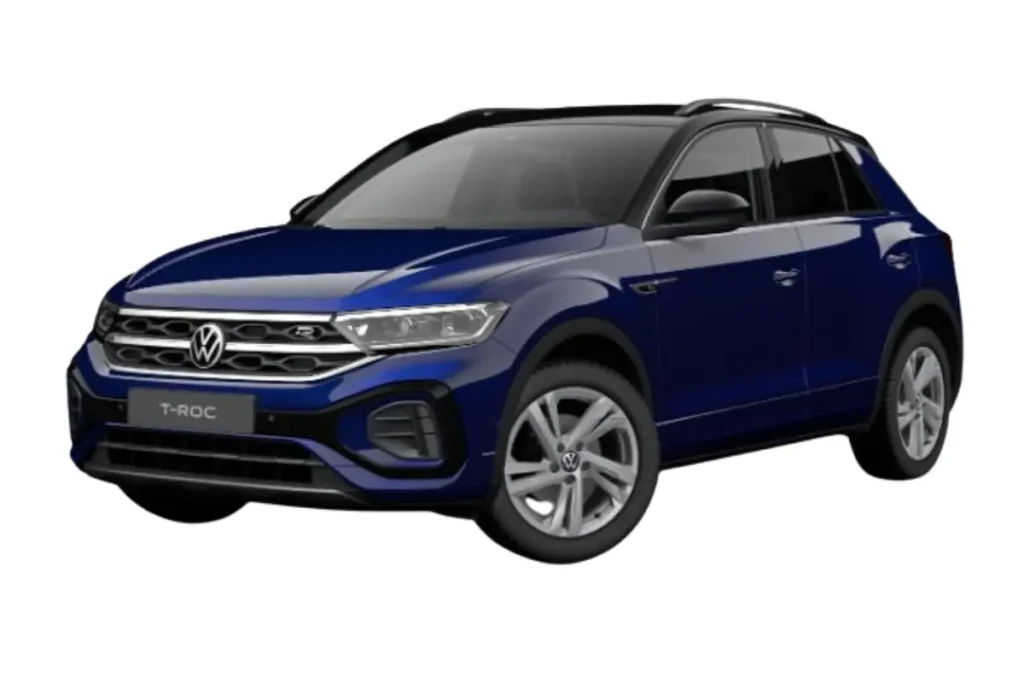 Volkswagen T-Roc Lapiz Blue met zwart dak Kleur