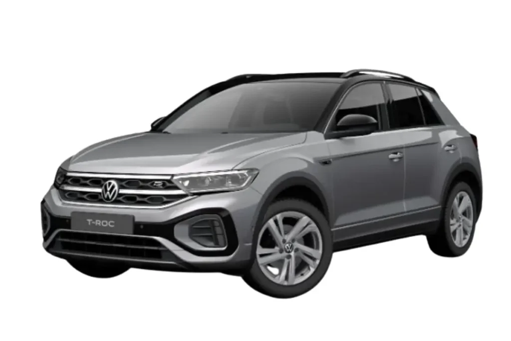 Volkswagen T-Roc Pyrit Silver met zwart dak Kleur