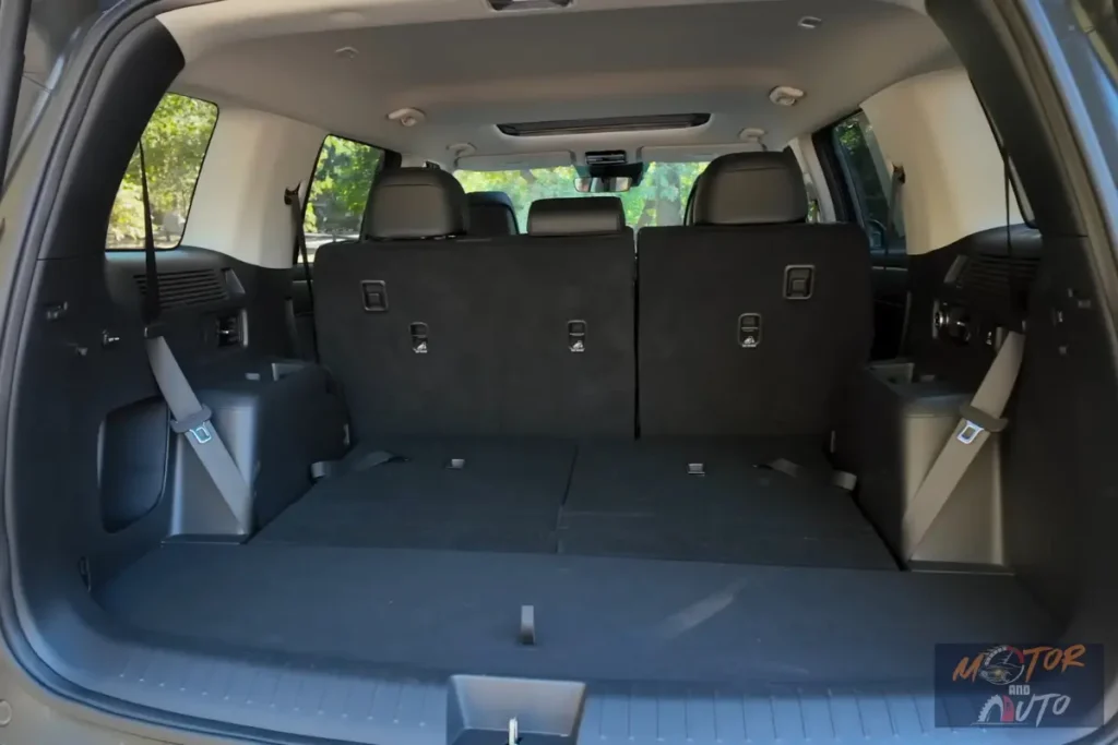 Hyundai Santa Fe Hybride met Derde Rij Stoelen Neergeklapt