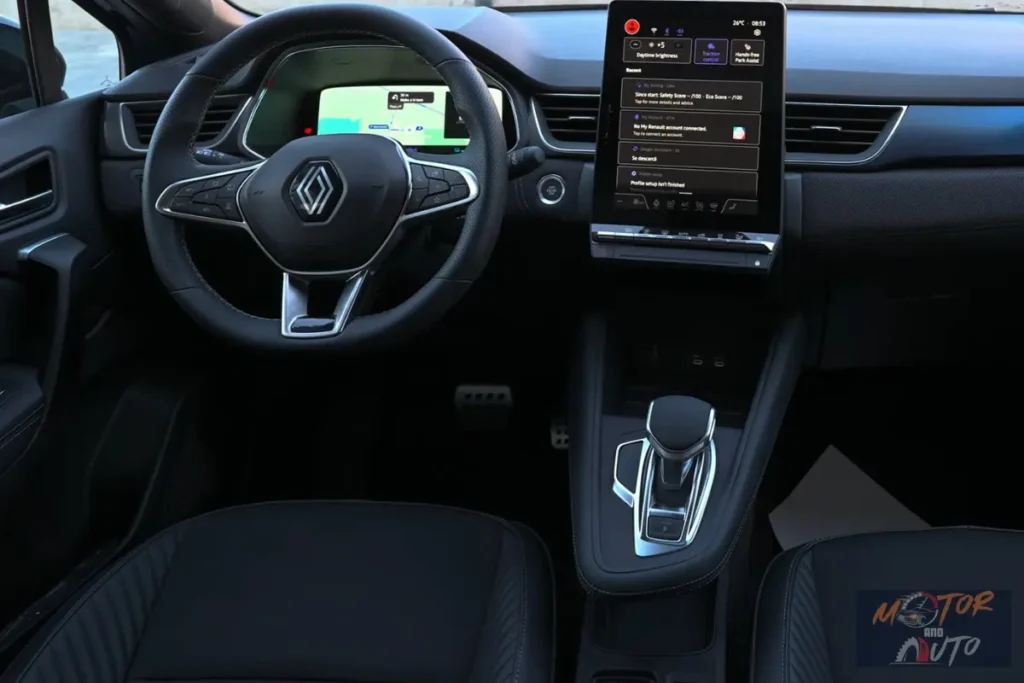 Renault Captur E-Tech Hybride Dashboardindeling en Middenconsole