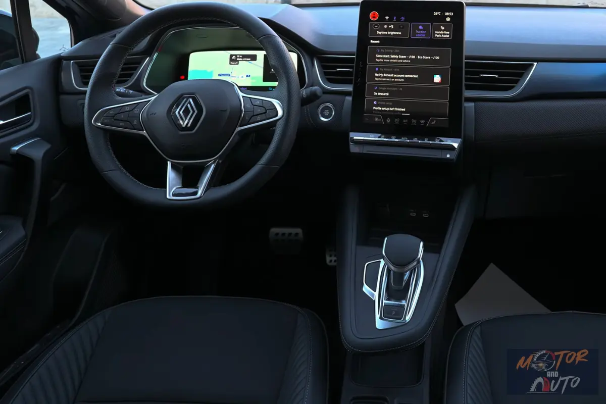 2025 Renault Captur E-Tech Hybride Dashboardindeling en Middenconsole