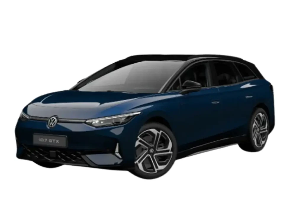 Volkswagen ID.7 Tourer Aquamarine Blue met zwart dak