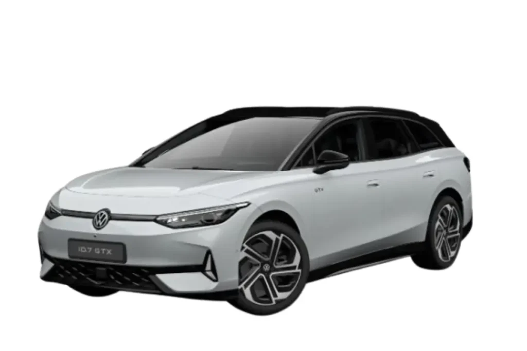 Volkswagen ID.7 Tourer Gletscher White met zwart dak