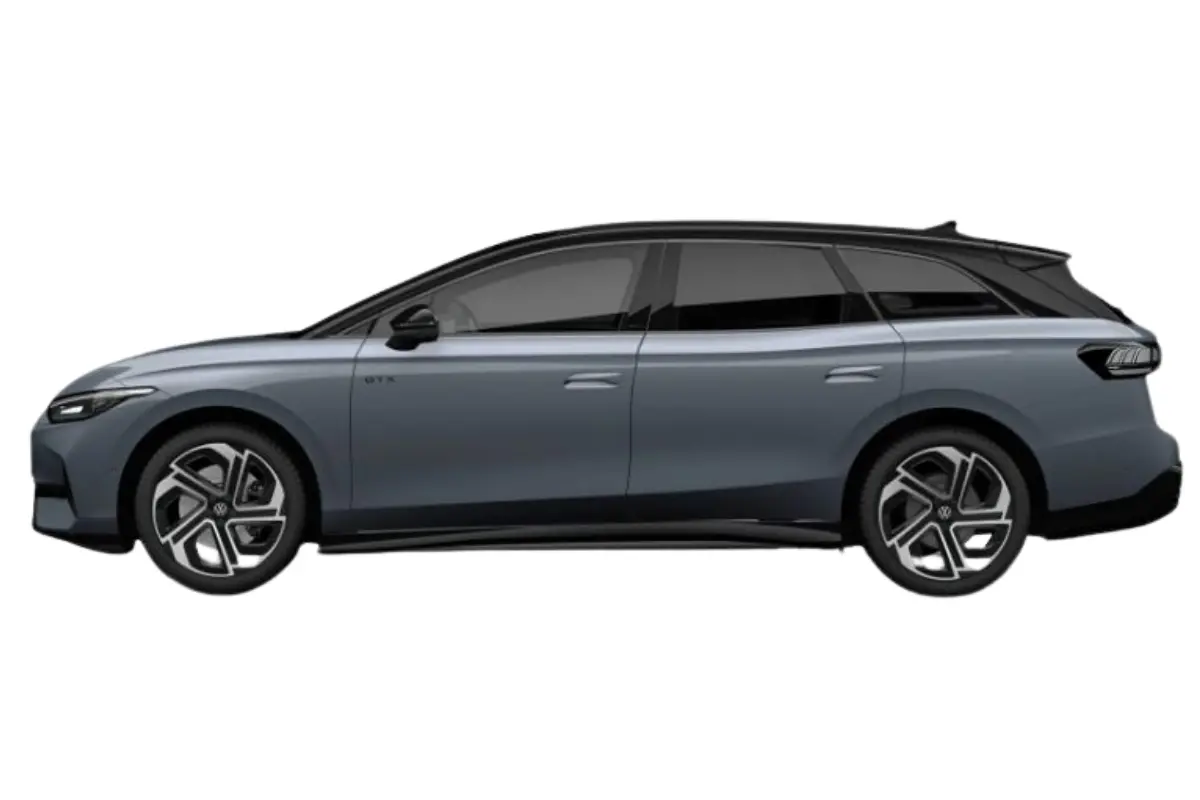 2025 Volkswagen ID.7 Tourer Stonewashed Blue met zwart dak