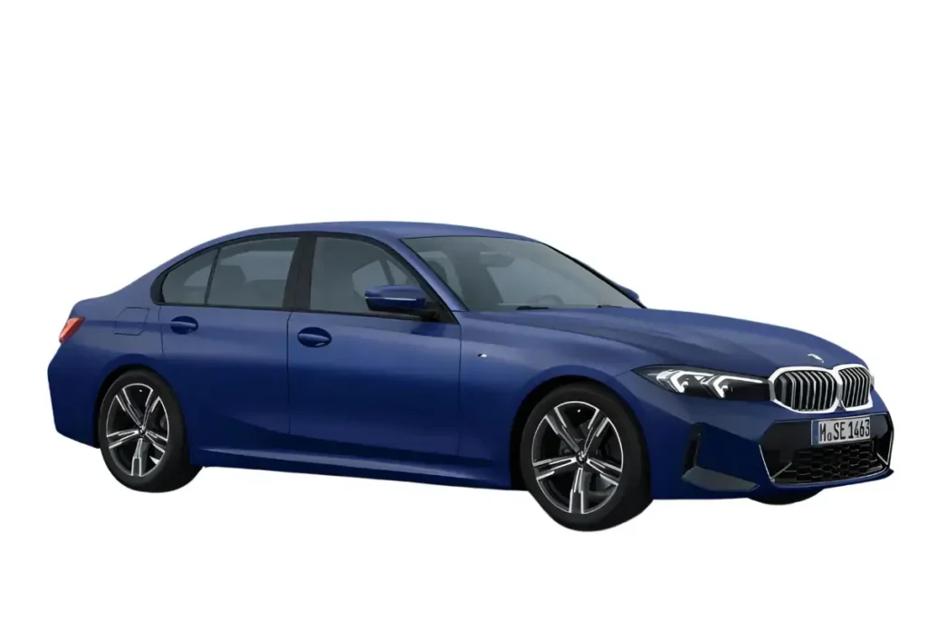 BMW 3 Serie Benzine M Sportpakket BMW Individual Frozen Portimao Blau metallic Kleur