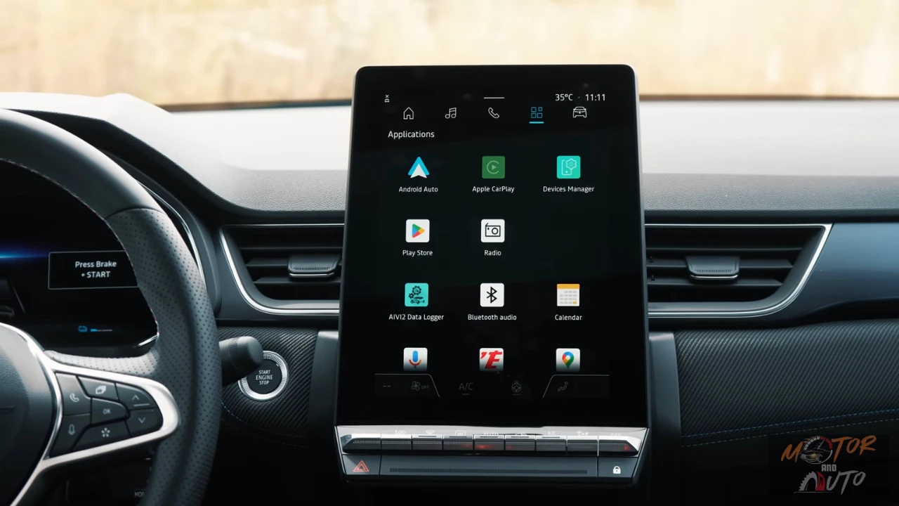 2025 Renault Captur Infotainment Applicaties Scherm
