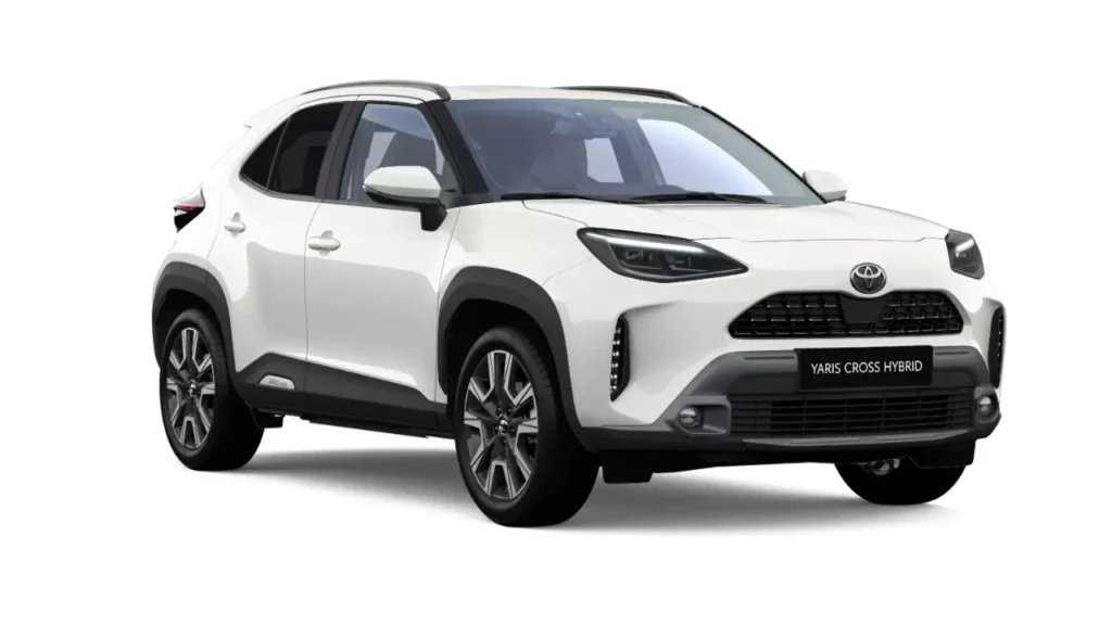 2025 Toyota Yaris Cross Platium Pearl White Parelmoer kleur