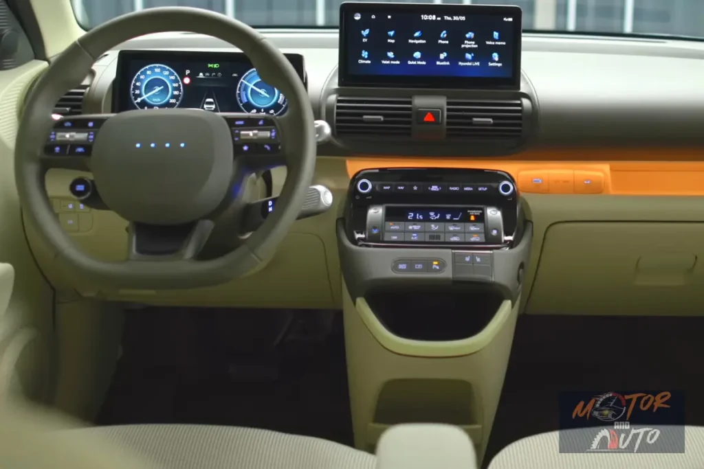 Dashboardindeling van de Hyundai Inster