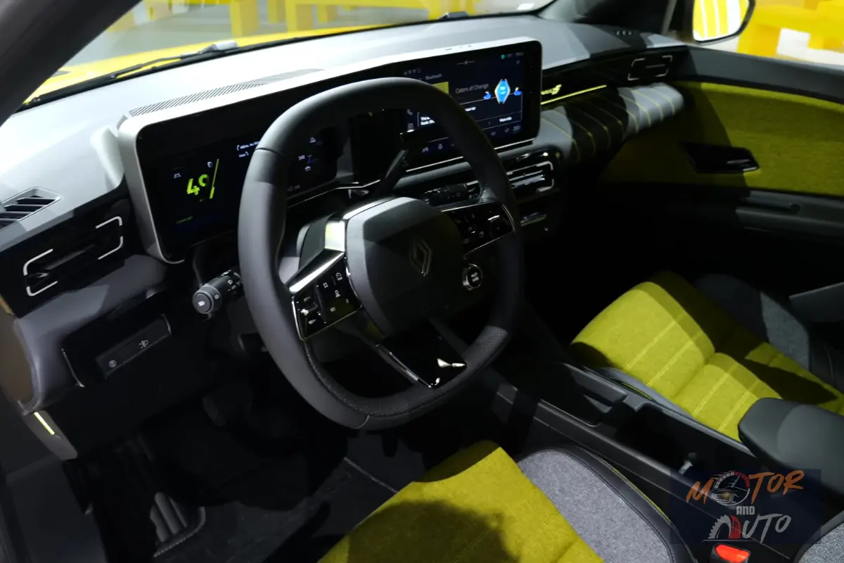 Interieur van de Renault 5 E-TECH