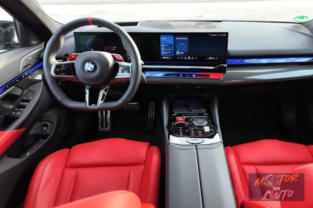 BMW M5 Sedan Dashboardindeling en Middenconsole