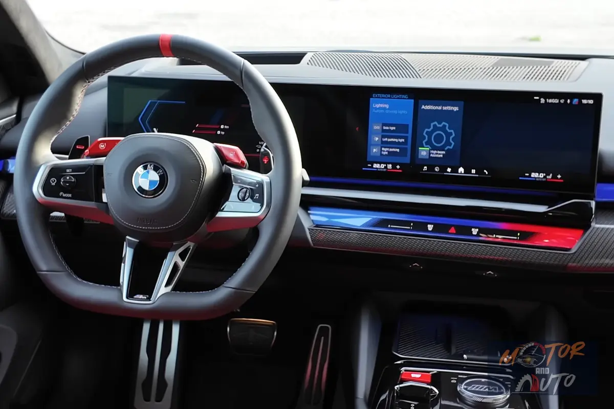 BMW M5 Sedan Dashboardindeling
