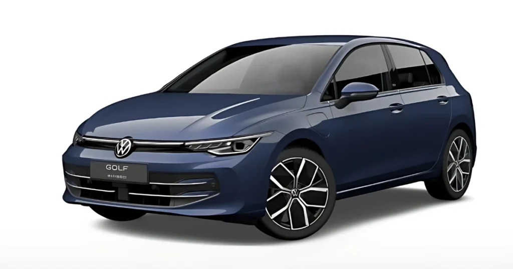 Volkswagen Golf Anemone Blue Kleur