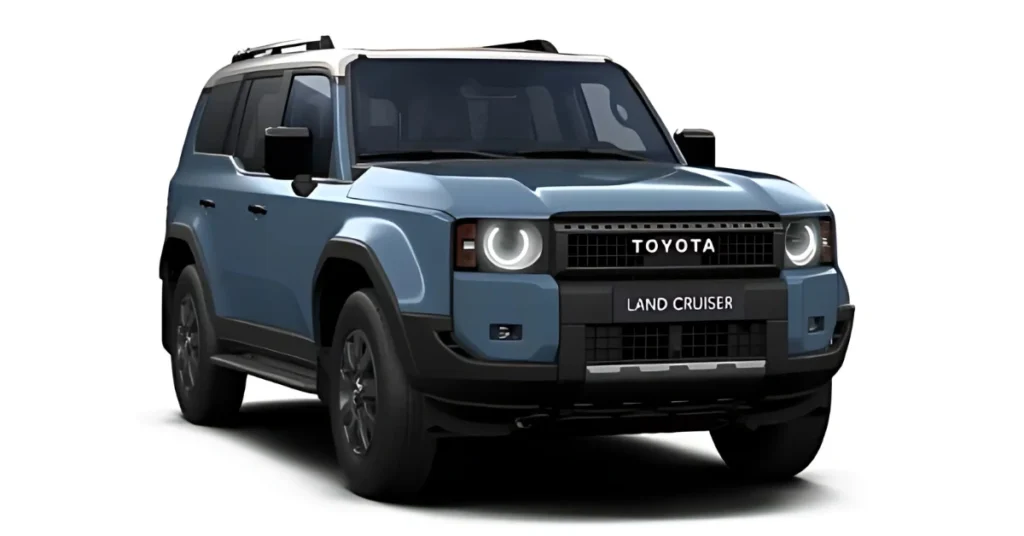 Toyota Land Cruiser First Edition Smokey Blue - Lightgrey dak Kleur