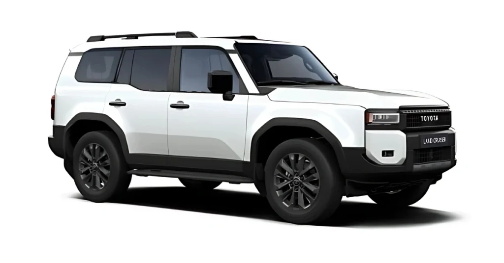 Toyota Land Cruiser Platinum Pearl White parelmoer Kleur