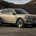 De gloednieuwe Smart #5 SUV met zijn karakteristieke frontdesign met LED-verlichting en aerodynamisch profiel