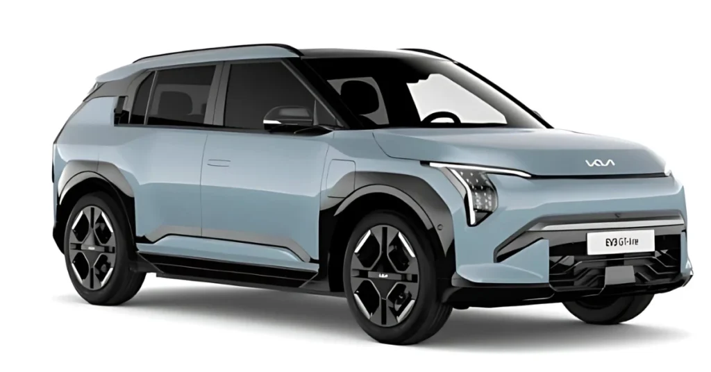 2025 Kia EV3 Frost Blue Kleur