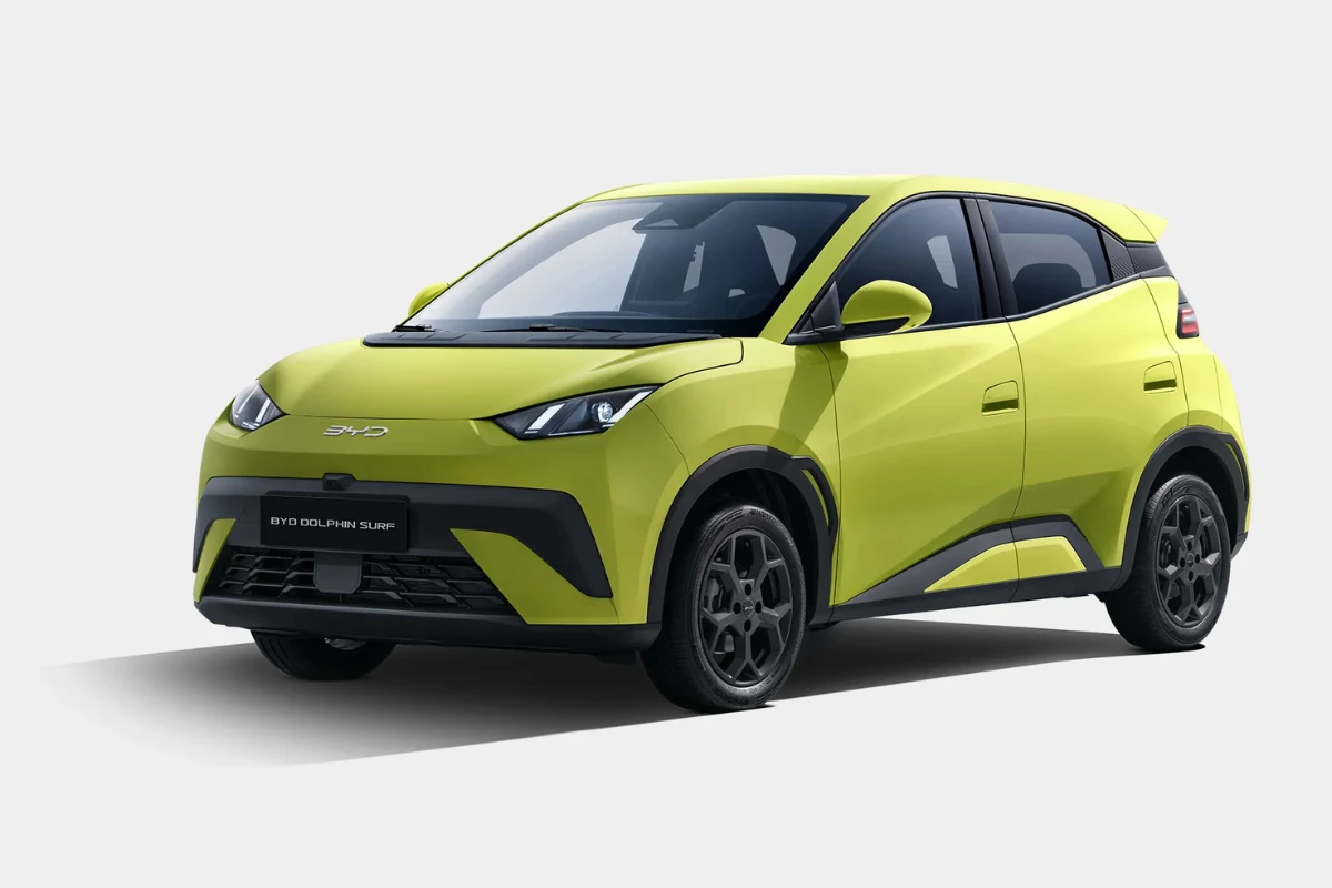 2025 BYD Dolphin Surf Lime Green Kleur