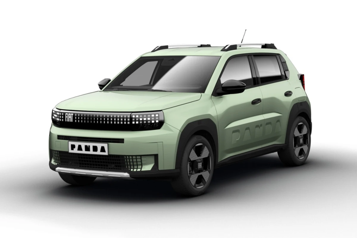 2025 Fiat Grande Panda E Acqua Azure kleur