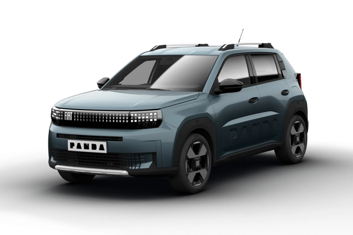 2025 Fiat Grande Panda E Lago Blue kleur