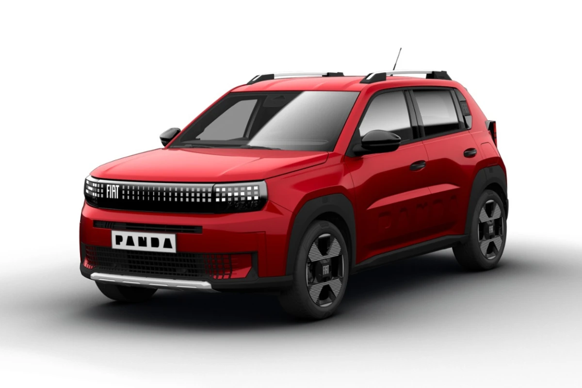 2025 Fiat Grande Panda E Passione Red kleur