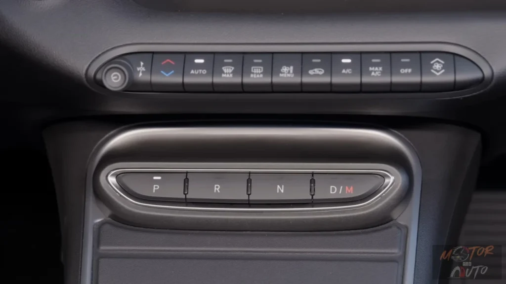 2025 Jeep Avenger Fysieke Klimaatregeling Interface and Elektronische Versnellingsselector