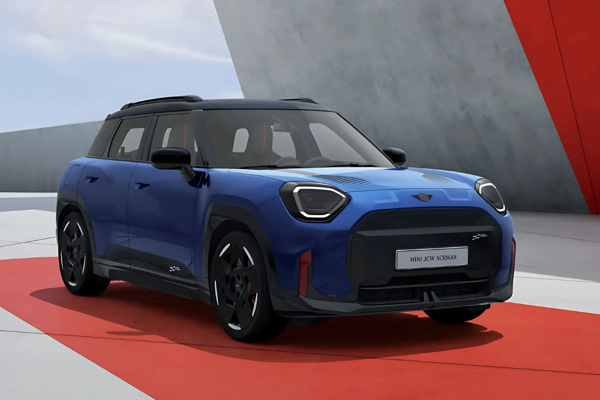2025 Mini Aceman Blazing Blue Kleur