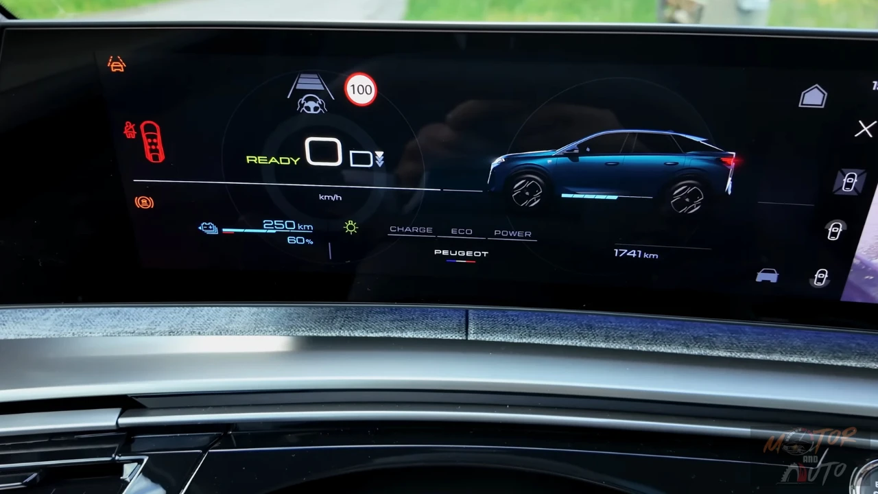 2025 Peugeot E-3008 Dual Motor - Digitaal Instrumentencluster