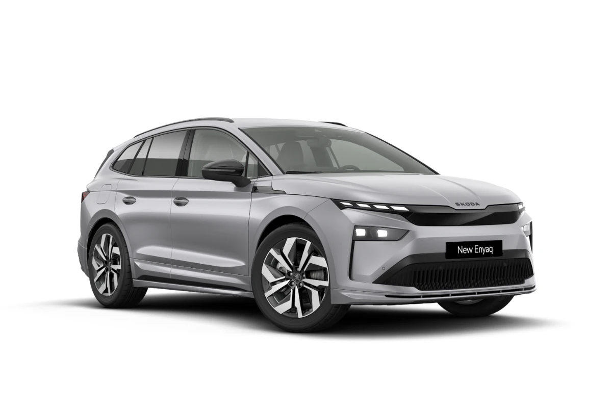 2025 Skoda Enyaq Brilliant Silver kleur