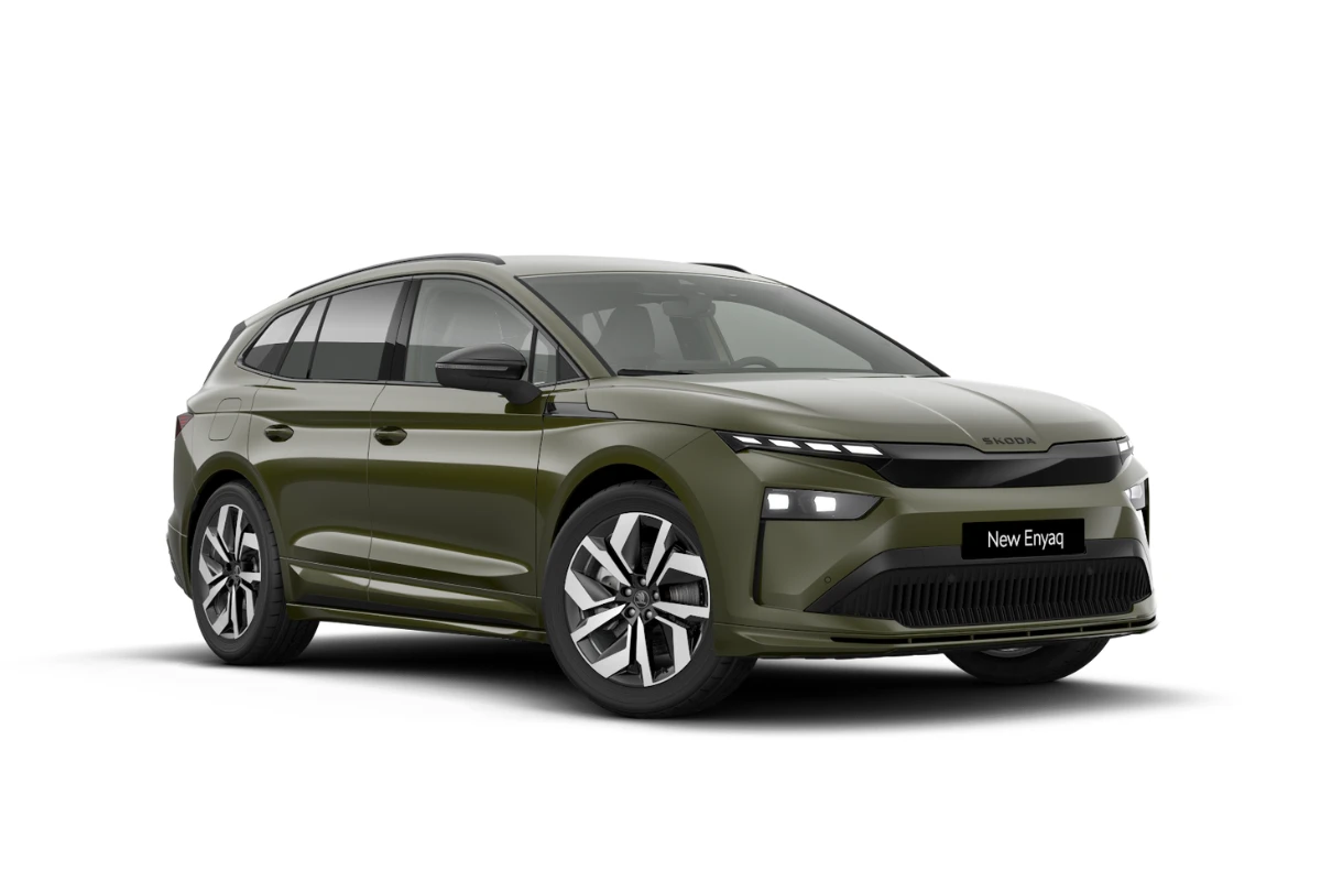 2025 Skoda Enyaq Olibo Green kleur