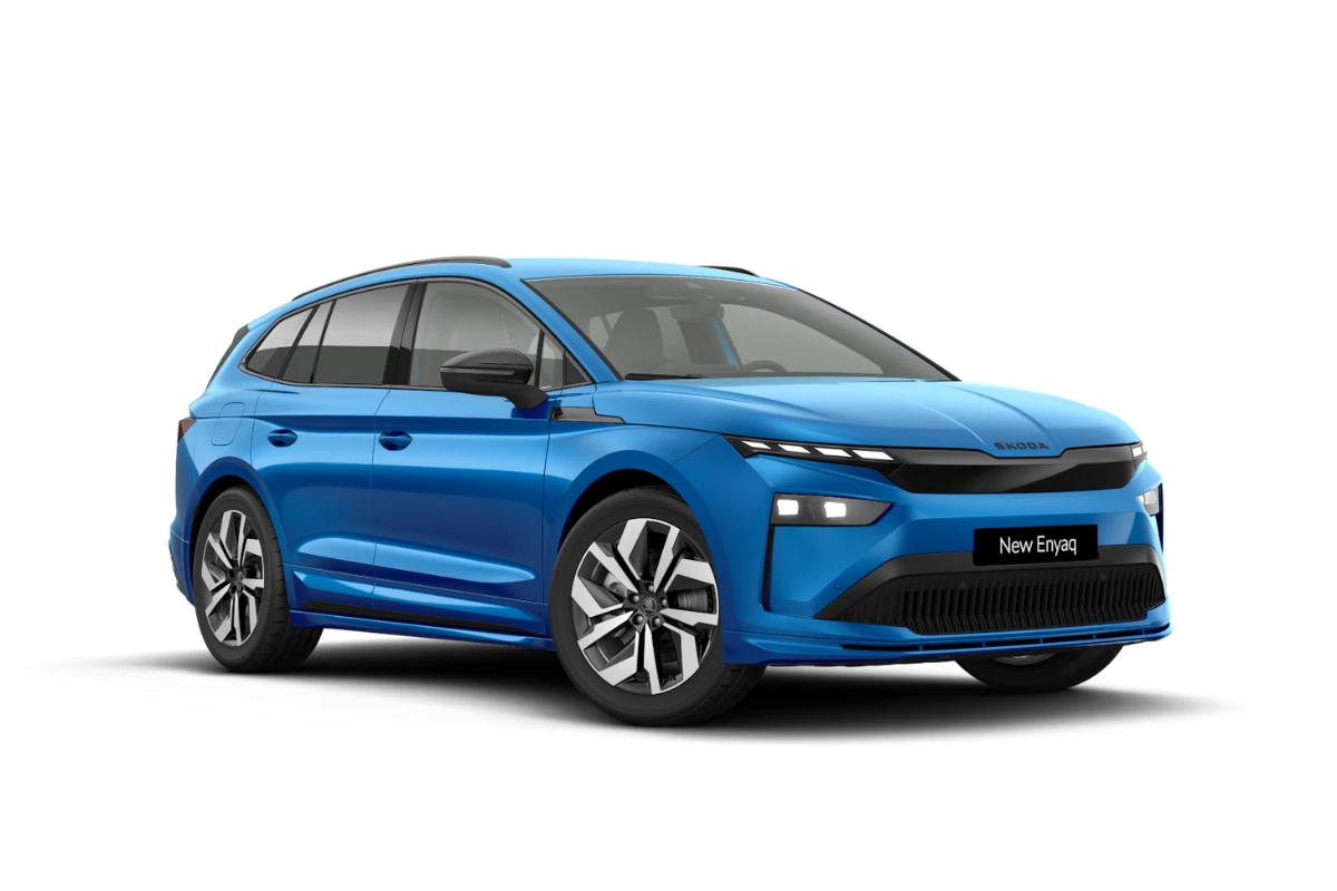2025 Skoda Enyaq Race Blue kleur