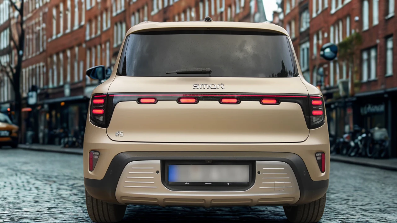 2025 Smart #5 Achterzijde met Kenmerkende LED Achterlicht Design
