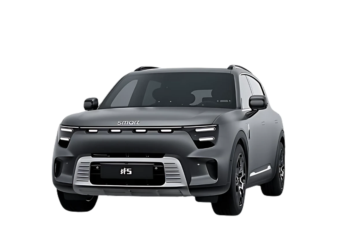 2025 Smart #5 Atom Grey-Matte - Eclipse Black kleur