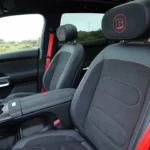 2025 Smart #5 BRABUS Interieur Voorcabine met Rode Accent Stiksels