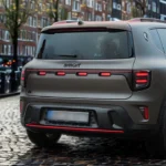 2025 Smart #5 BRABUS Uitvoering Achterzijde met LED Achterlicht Design