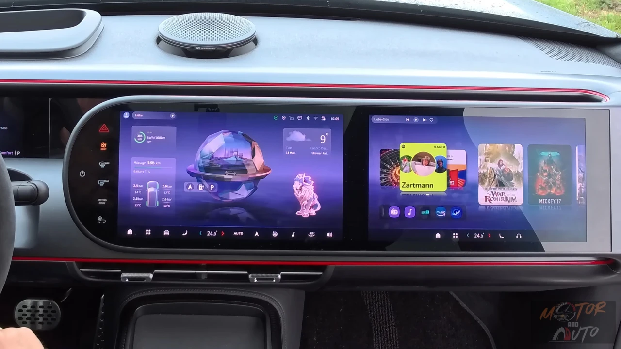 2025 Smart #5 Dubbel 13-inch OLED Scherm Entertainment Systeem